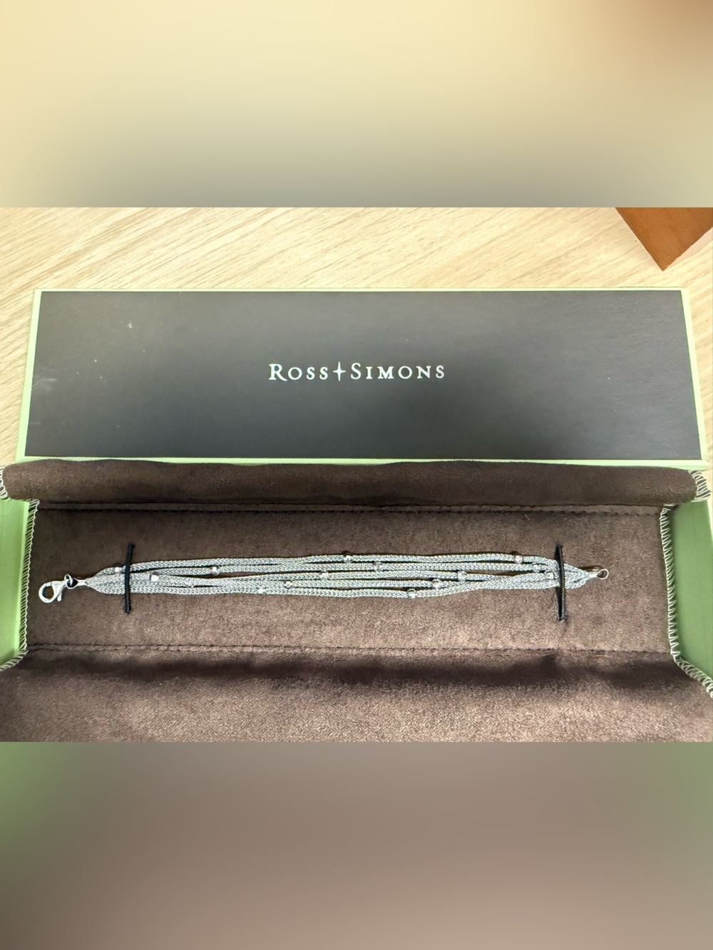 Ross-Simons Multi-Strand Silver Chain Bracelet